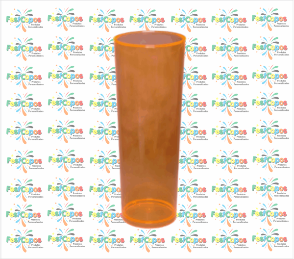 LONG DRINK 35O ML NEON LARANJA