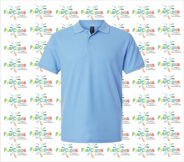 CAMISA POLO AZUL