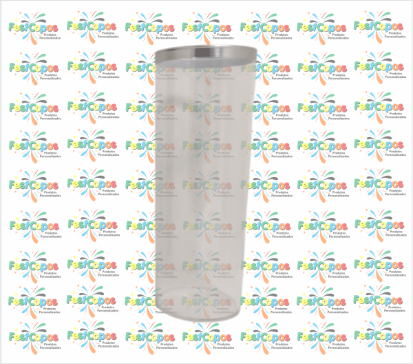 LONG DRINK 350ml TRANSPARENTE COM BORDA PRATA