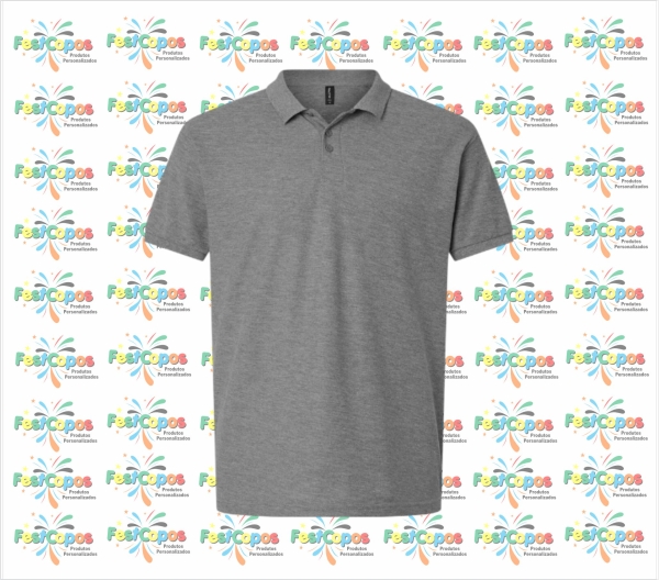 CAMISA POLO CINZA