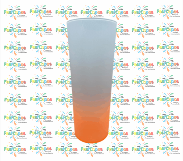 LONG DRINK 350 ML DEGRADÊ LARANJA