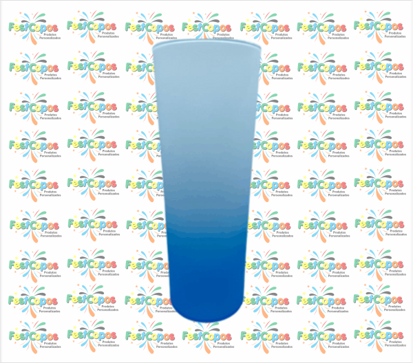 LONG DRINK 350 ML DEGRADÊ  AZUL