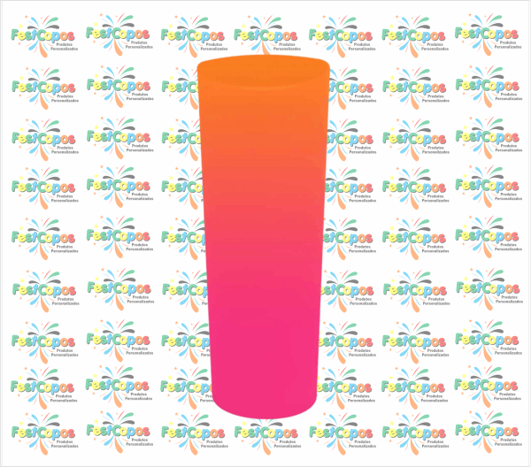 LONG DRINK BICOLOR - ROSA X LARANJA