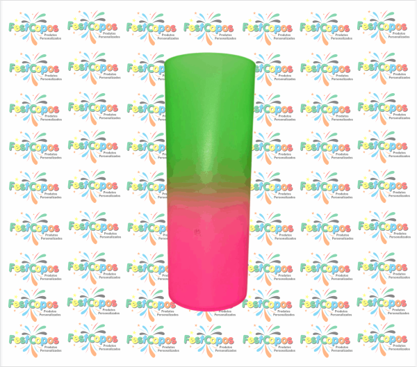 LONG DRINK BICOLOR - VERDE X ROSA