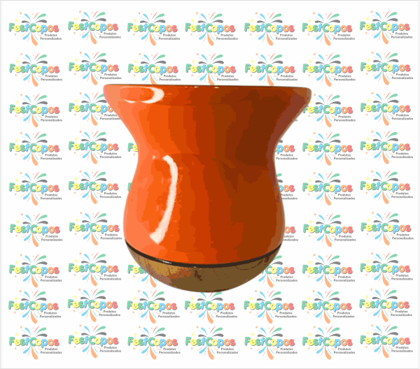 CUIA COLORIDA DE MADEIRA LARANJA