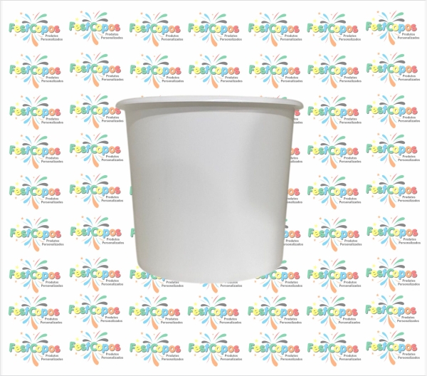 BALDE DE PIPOCA 1,5 LTS  BRANCO