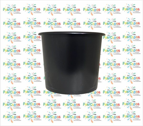 BALDE DE PIPOCA 1,5 LTS  PRETO