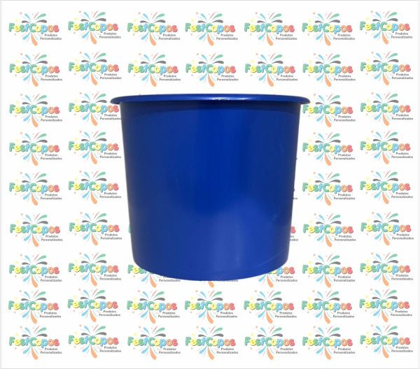 BALDE DE PIPOCA 1,5 L AZUL ROYAL