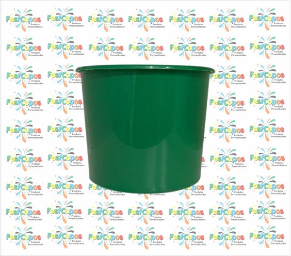 BALDE DE PIPOCA 1,5 LTS  VERDE ESCURO