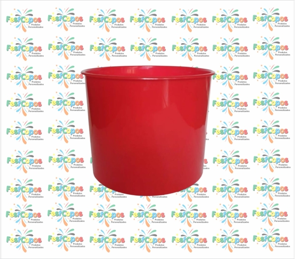 BALDE DE PIPOCA 1,5 LTS  VERMELHO