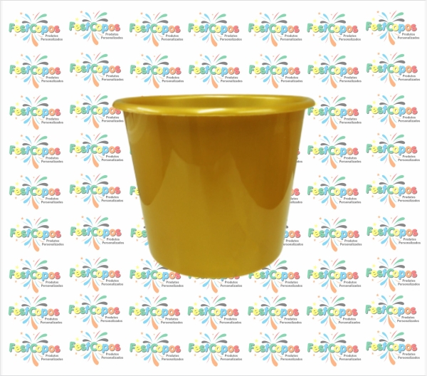 BALDE DE PIPOCA 1,5 LTS  DOURADO