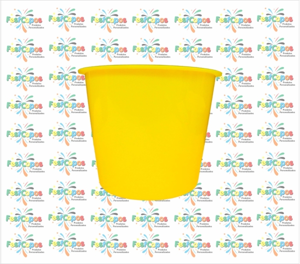 BALDE DE PIPOCA 1,5 LTS  AMARELO