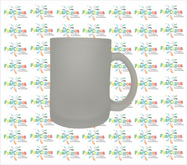 CANECA VIDRO CRISTAL FOSCA  300 ml