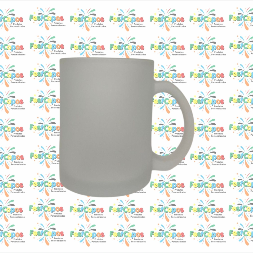 CANECA VIDRO CRISTAL FOSCA  300 ml