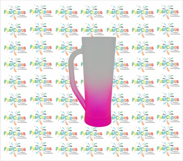 CANECA SLIM DEGRADÊ  ROSA