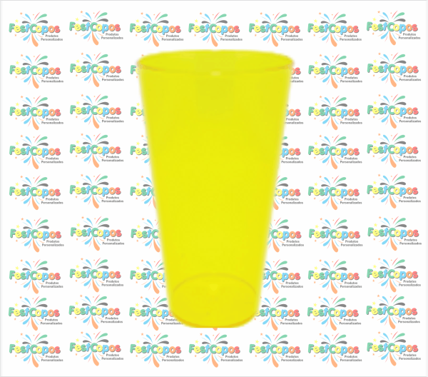 CALDERETA 400 ML AMARELO TRANSLUCIDO TRADICIONAL