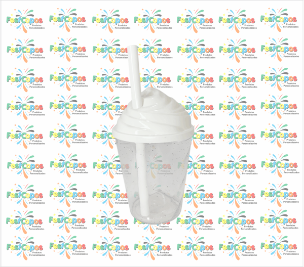 COPO CHANTILLY 200ML TRANSPARENTE C/ GLITER