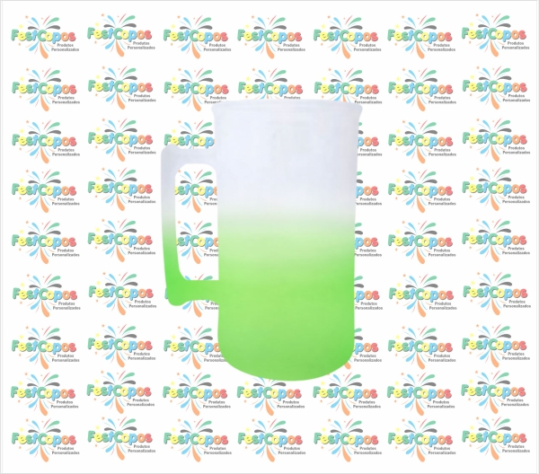 CANECA 500ML DEGRADÊ VERDE