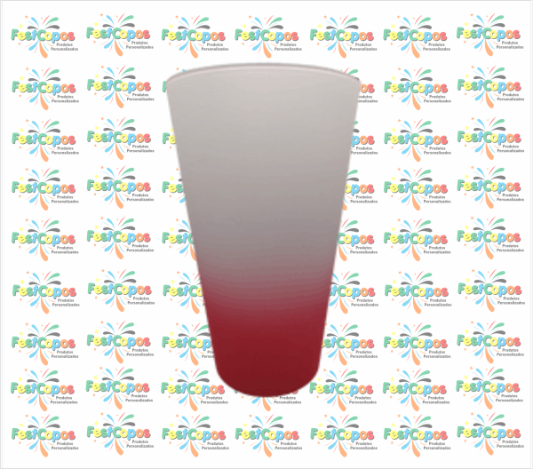 CALDERETA 400 ML DEGRADE VERMELHO