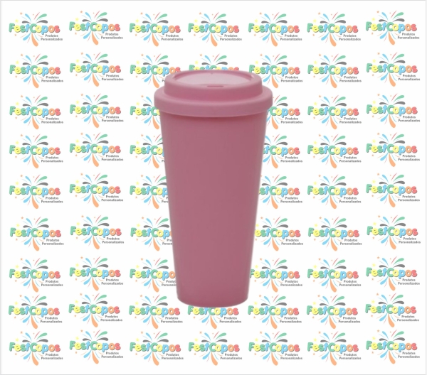 COPO BUCKS PS 550ML - ROSA BEBE PARA TRANSFER