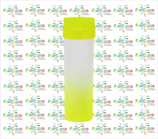 GARRAFA ECO  450ML PARA TRANSFER AMARELA