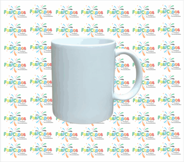 CANECA DE PORCELANA TRADICIONAL BRANCA