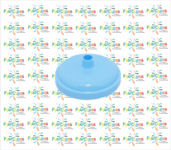 TAMPA PARA LONG DRINK AZUL BB
