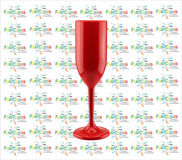 TAÇA 190 ML VERMELHA OPACO