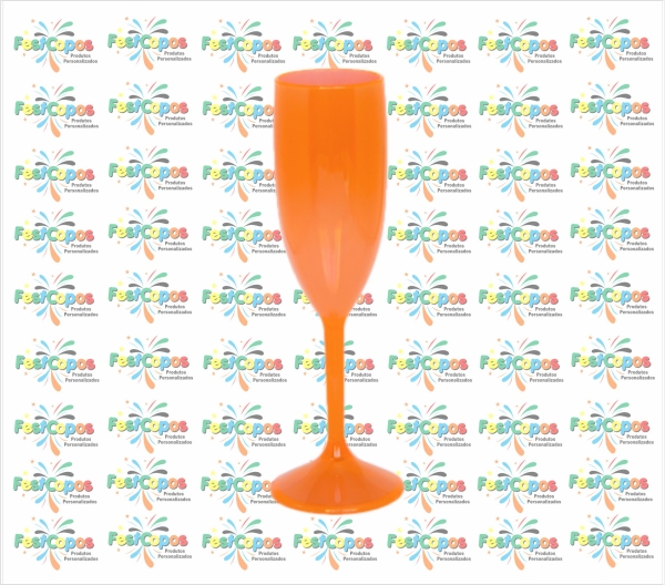TAÇA 190 ml LARANJA NEON