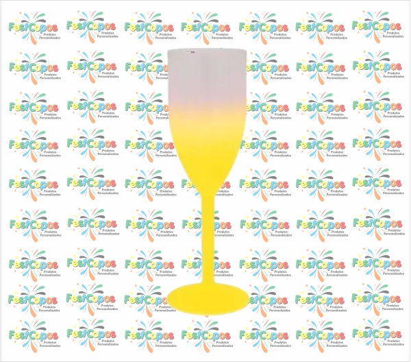 TAÇA 190ML DEGRADÊ AMARELA