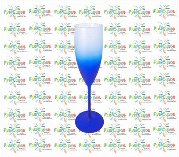 TAÇA 190ML DEGRADÊ AZUL