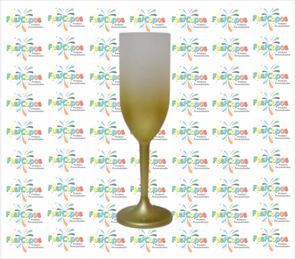 TAÇA 190ML DEGRADÊ DOURADA