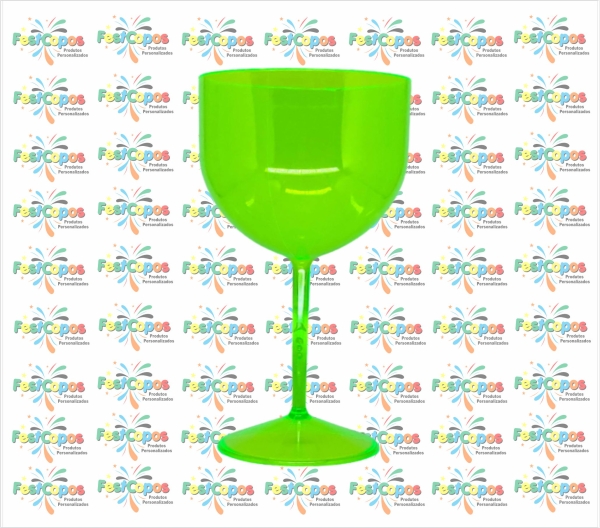 TAÇA DE GIN VERDE NEON 550 ML