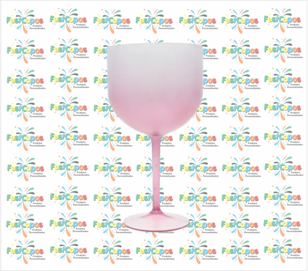 TAÇA DE GIN DEGRADÊ ROSA BB