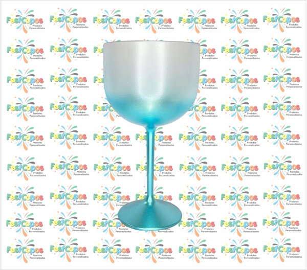 TAÇA DE GIN DEGRADÊ TIFANY