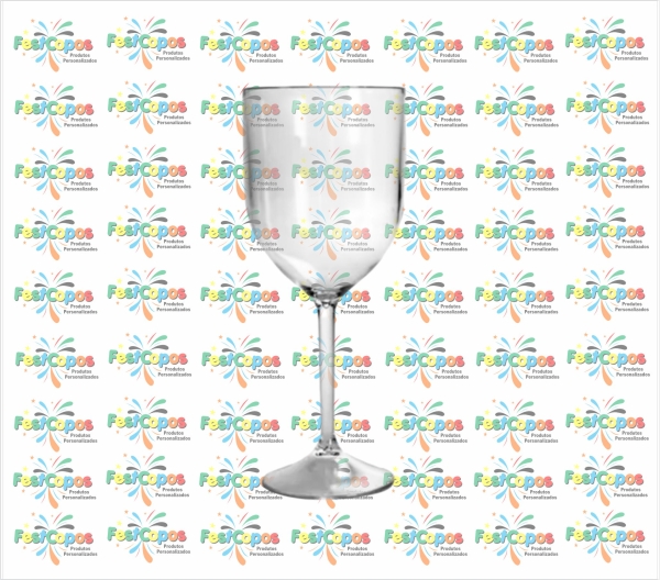 TAÇA DE VINHO 400ML  TRANSPARENTE