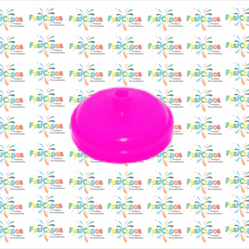 TAMPA PARA LONG DRINK ROSA PINK