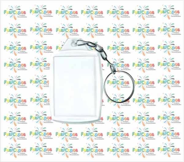 CHAVEIRO DE ACRILICO PERSONALIZADO 3 X 4